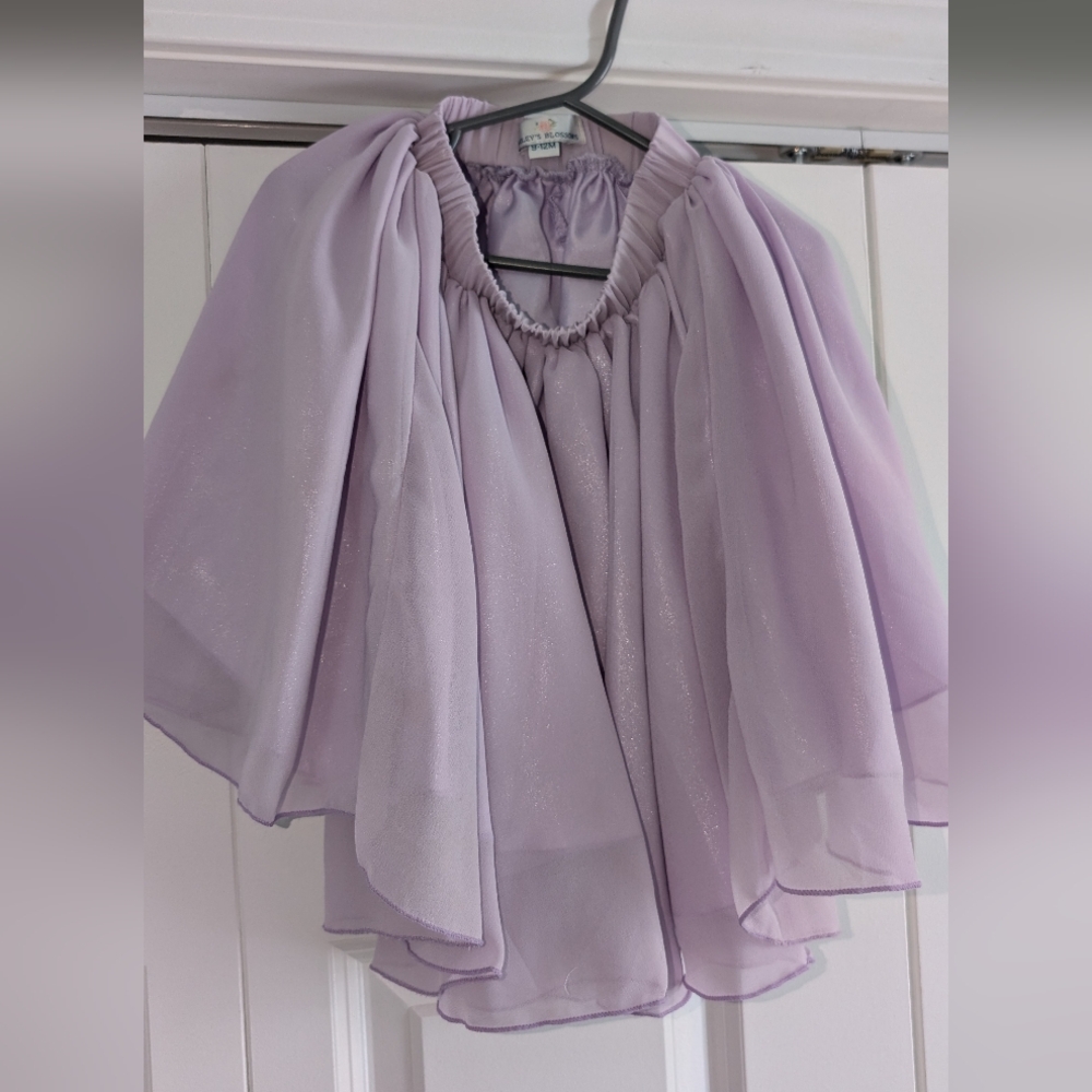 Baileys Blossoms Lavender Tulle Skirt